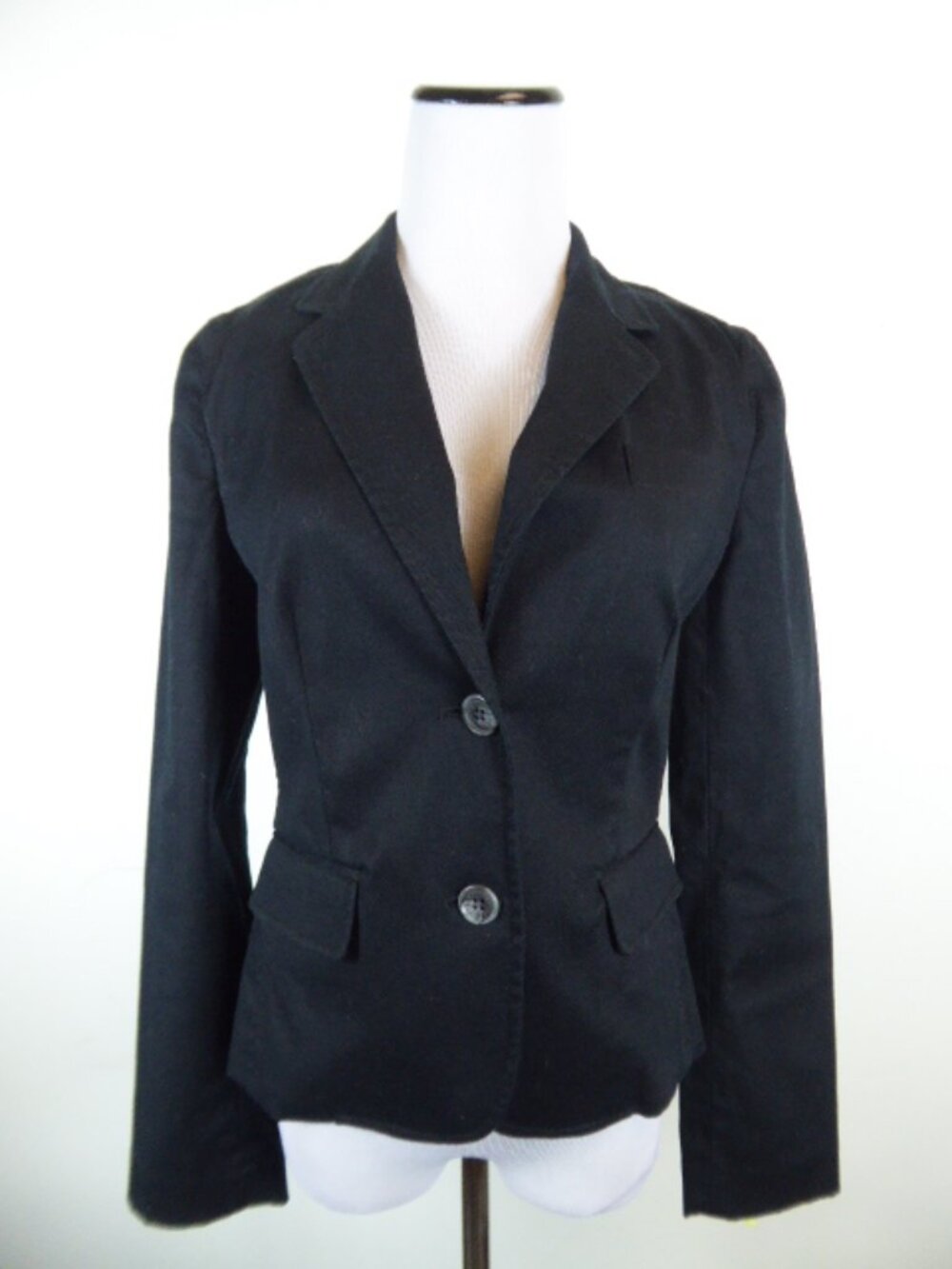 AX  Giorgio Armani black blazer cotton stretch S